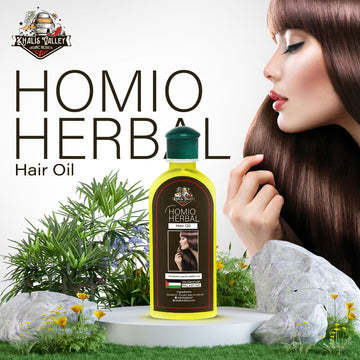 Homio Herbal Hair Oil – The Best Oil for Fast Hair Growth & Repair
