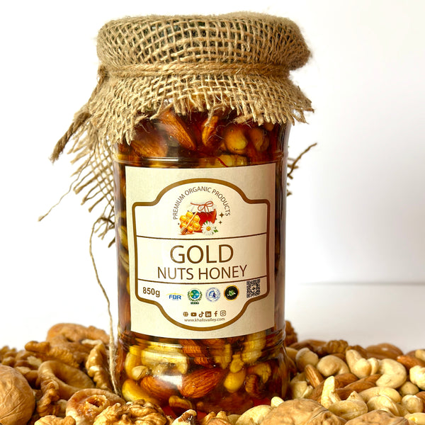 (Gold) Nuts Honey (850g) – A Nutrient-Rich Delight