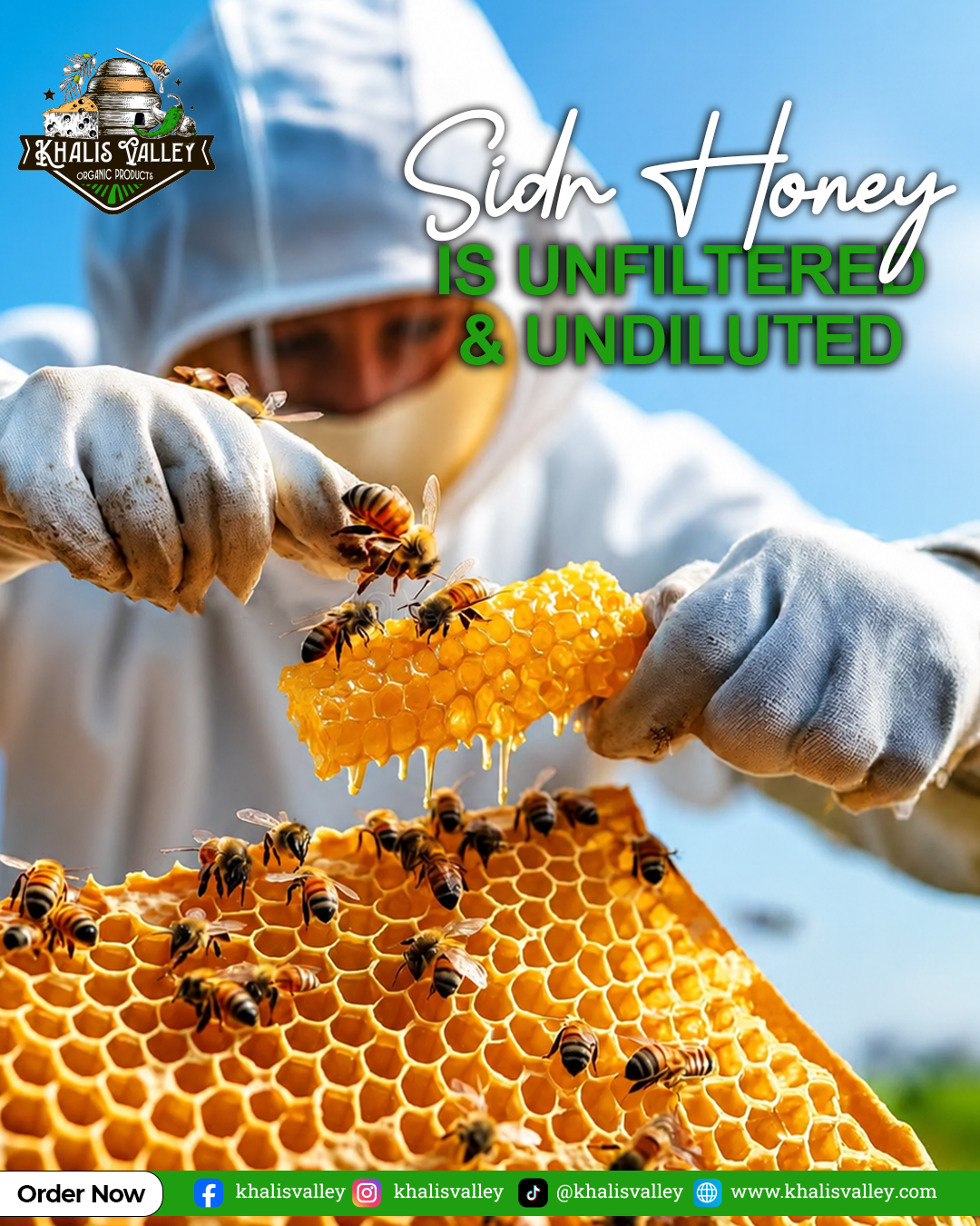 Small Sidr Honey – Pure Wild Forest Honey in Pakistan (500g & 1000g)